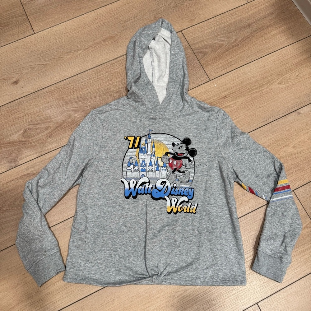 Walt Disney World womens sweatshirt hoodie L vintage Disney Parks retro